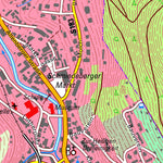 Staatsbetrieb Geobasisinformation und Vermessung Sachsen Oberfrauendorf, Glashütte, Stadt (1:10,000 scale) digital map
