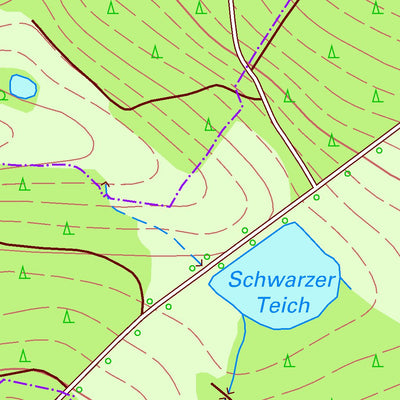 Staatsbetrieb Geobasisinformation und Vermessung Sachsen Oberhermsgrün, Oelsnitz/Vogtl., Stadt (1:10,000 scale) digital map