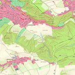 Staatsbetrieb Geobasisinformation und Vermessung Sachsen Obernaundorf, Rabenau, Stadt (1:10,000 scale) digital map