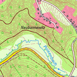 Staatsbetrieb Geobasisinformation und Vermessung Sachsen Obernaundorf, Rabenau, Stadt (1:10,000 scale) digital map