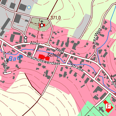 Staatsbetrieb Geobasisinformation und Vermessung Sachsen Oberottendorf, Neustadt in Sachsen, Stadt (1:10,000 scale) digital map