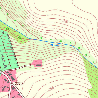 Staatsbetrieb Geobasisinformation und Vermessung Sachsen Oberranschütz, Döbeln, Stadt (1:10,000 scale) digital map