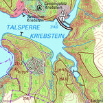 Staatsbetrieb Geobasisinformation und Vermessung Sachsen Oberrossau, Rossau (1:25,000 scale) digital map