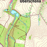 Staatsbetrieb Geobasisinformation und Vermessung Sachsen Oberschöna, Oberschöna (1:25,000 scale) digital map