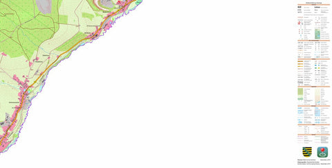 Staatsbetrieb Geobasisinformation und Vermessung Sachsen Oberwiesenthal, Kurort, Oberwiesenthal, Kurort, Stadt 2 (1:10,000 scale) digital map