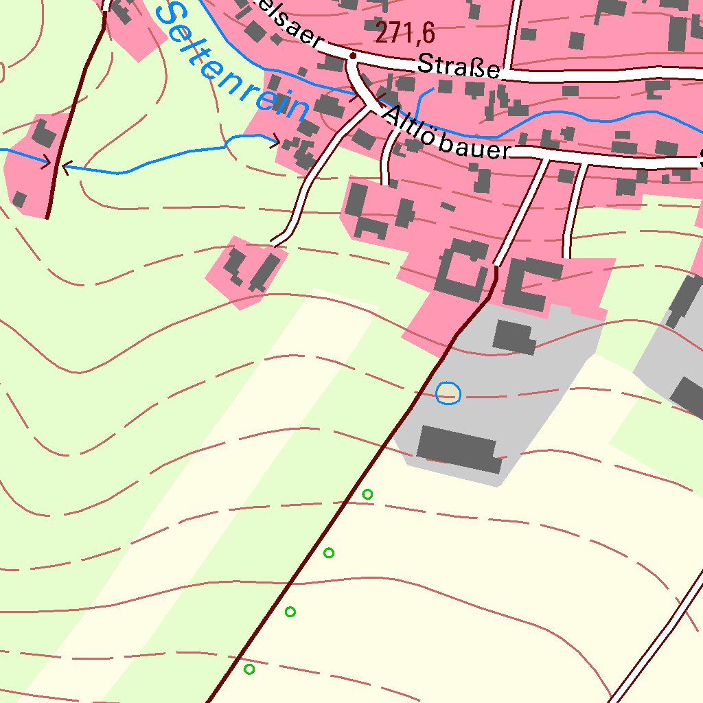 Oelsa, Löbau, Stadt (1:10,000 scale) Map by Staatsbetrieb ...