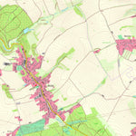 Staatsbetrieb Geobasisinformation und Vermessung Sachsen Oelsa, Rabenau, Stadt (1:10,000 scale) digital map