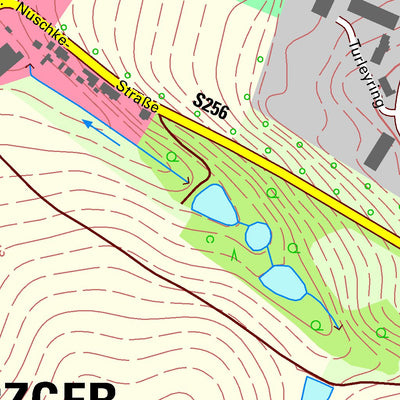 Staatsbetrieb Geobasisinformation und Vermessung Sachsen Oelsnitz/Erzgeb., Stadt, Oelsnitz/Erzgeb., Stadt 1 (1:10,000 scale) digital map