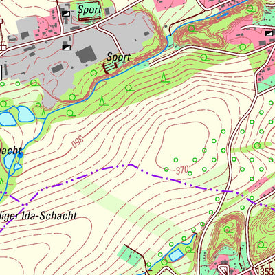 Staatsbetrieb Geobasisinformation und Vermessung Sachsen Oelsnitz/Erzgeb., Stadt, Oelsnitz/Erzgeb., Stadt (1:25,000 scale) digital map