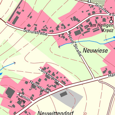 Staatsbetrieb Geobasisinformation und Vermessung Sachsen Oelsnitz/Erzgeb., Stadt, Oelsnitz/Erzgeb., Stadt 2 (1:10,000 scale) digital map