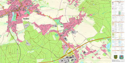 Staatsbetrieb Geobasisinformation und Vermessung Sachsen Ohorn, Ohorn (1:10,000 scale) digital map