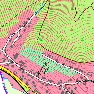 Staatsbetrieb Geobasisinformation und Vermessung Sachsen Olbernhau, Olbernhau, Stadt 2 (1:10,000 scale) digital map