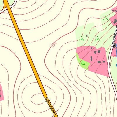 Staatsbetrieb Geobasisinformation und Vermessung Sachsen Oppach, Oppach (1:10,000 scale) digital map