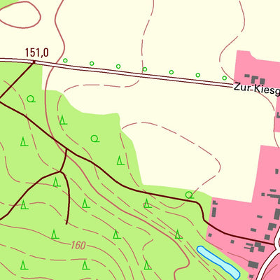 Staatsbetrieb Geobasisinformation und Vermessung Sachsen Oßling, Oßling (1:10,000 scale) digital map