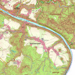 Staatsbetrieb Geobasisinformation und Vermessung Sachsen Ostrau, Bad Schandau, Stadt (1:25,000 scale) digital map