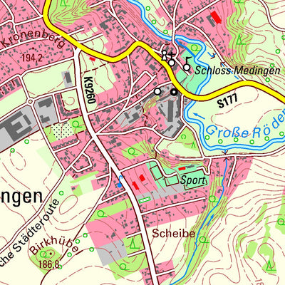 Staatsbetrieb Geobasisinformation und Vermessung Sachsen Ottendorf-Okrilla, Ottendorf-Okrilla (1:25,000 scale) digital map