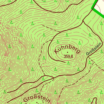 Staatsbetrieb Geobasisinformation und Vermessung Sachsen Ottendorf, Sebnitz, Stadt (1:10,000 scale) digital map