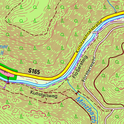 Staatsbetrieb Geobasisinformation und Vermessung Sachsen Ottendorf, Sebnitz, Stadt (1:10,000 scale) digital map