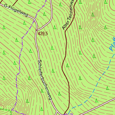Staatsbetrieb Geobasisinformation und Vermessung Sachsen Oybin, Kurort, Oybin 1 (1:10,000 scale) digital map