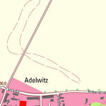 Staatsbetrieb Geobasisinformation und Vermessung Sachsen Packisch, Arzberg (1:10,000 scale) digital map