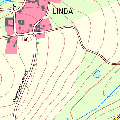 Staatsbetrieb Geobasisinformation und Vermessung Sachsen Pausa/Vogtl., Pausa-Mühltroff, Stadt (1:10,000 scale) digital map