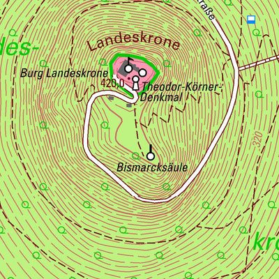 Staatsbetrieb Geobasisinformation und Vermessung Sachsen Pfaffendorf, Markersdorf (1:10,000 scale) digital map