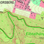 Staatsbetrieb Geobasisinformation und Vermessung Sachsen Pillnitz, Dresden, Stadt (1:10,000 scale) digital map