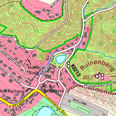 Staatsbetrieb Geobasisinformation und Vermessung Sachsen Pillnitz, Dresden, Stadt (1:10,000 scale) digital map