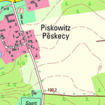 Staatsbetrieb Geobasisinformation und Vermessung Sachsen Piskowitz, Nebelschütz (1:10,000 scale) digital map