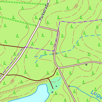 Staatsbetrieb Geobasisinformation und Vermessung Sachsen Piskowitz, Nebelschütz (1:10,000 scale) digital map