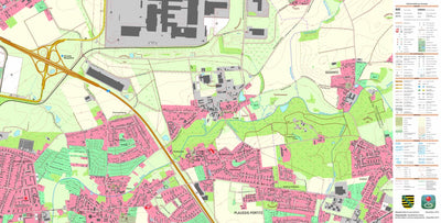 Staatsbetrieb Geobasisinformation und Vermessung Sachsen Plaußig-Portitz, Leipzig, Stadt (1:10,000 scale) digital map