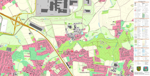 Staatsbetrieb Geobasisinformation und Vermessung Sachsen Plaußig-Portitz, Leipzig, Stadt (1:10,000 scale) digital map
