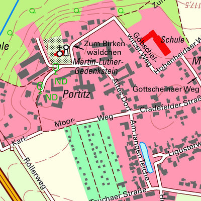 Staatsbetrieb Geobasisinformation und Vermessung Sachsen Plaußig-Portitz, Leipzig, Stadt (1:10,000 scale) digital map