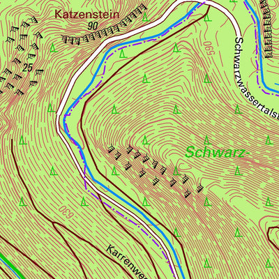 Staatsbetrieb Geobasisinformation und Vermessung Sachsen Pobershau, Marienberg, Stadt (1:10,000 scale) digital map