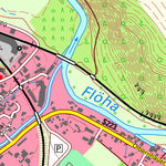 Staatsbetrieb Geobasisinformation und Vermessung Sachsen Pockau, Pockau-Lengefeld, Stadt (1:10,000 scale) digital map