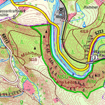 Staatsbetrieb Geobasisinformation und Vermessung Sachsen Pockau, Pockau-Lengefeld, Stadt (1:25,000 scale) digital map