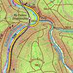 Staatsbetrieb Geobasisinformation und Vermessung Sachsen Pockau, Pockau-Lengefeld, Stadt (1:25,000 scale) digital map