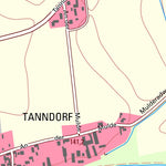 Staatsbetrieb Geobasisinformation und Vermessung Sachsen Podelwitz, Colditz, Stadt (1:10,000 scale) digital map