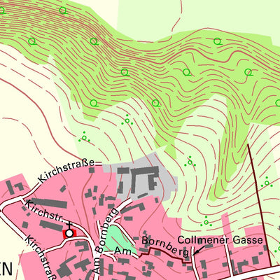 Staatsbetrieb Geobasisinformation und Vermessung Sachsen Podelwitz, Colditz, Stadt (1:10,000 scale) digital map
