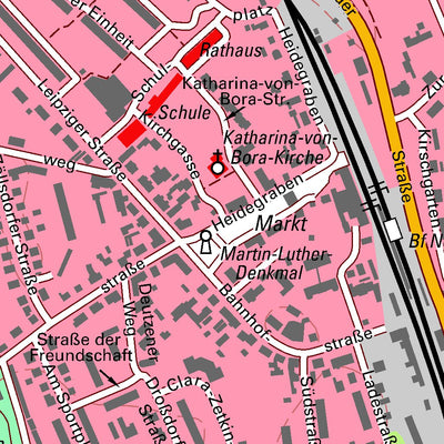Staatsbetrieb Geobasisinformation und Vermessung Sachsen Pödelwitz, Groitzsch, Stadt (1:10,000 scale) digital map