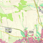 Staatsbetrieb Geobasisinformation und Vermessung Sachsen Polenz, Neustadt in Sachsen, Stadt (1:10,000 scale) digital map