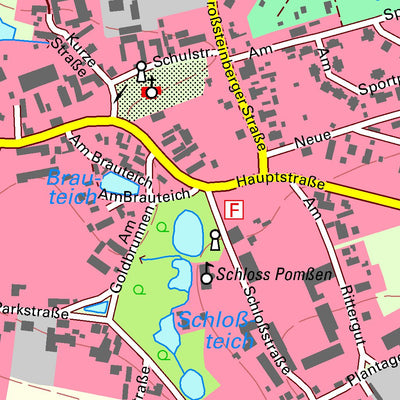 Staatsbetrieb Geobasisinformation und Vermessung Sachsen Pomßen, Parthenstein (1:10,000 scale) digital map