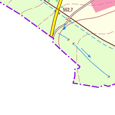 Staatsbetrieb Geobasisinformation und Vermessung Sachsen Posseck, Triebel/Vogtl. (1:10,000 scale) digital map