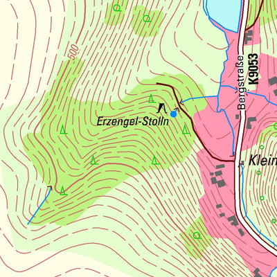 Staatsbetrieb Geobasisinformation und Vermessung Sachsen Pretzschendorf, Klingenberg (1:10,000 scale) digital map