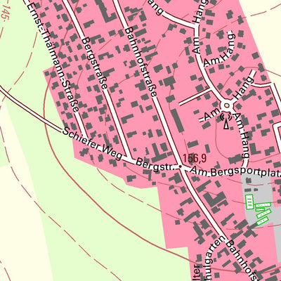 Staatsbetrieb Geobasisinformation und Vermessung Sachsen Quersa, Lampertswalde (1:10,000 scale) digital map