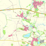 Staatsbetrieb Geobasisinformation und Vermessung Sachsen Rackel, Malschwitz (1:10,000 scale) digital map