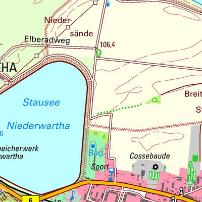 Staatsbetrieb Geobasisinformation und Vermessung Sachsen Radebeul, Stadt, Radebeul, Stadt (1:25,000 scale) digital map