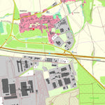 Staatsbetrieb Geobasisinformation und Vermessung Sachsen Radefeld, Schkeuditz, Stadt (1:10,000 scale) digital map