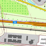 Staatsbetrieb Geobasisinformation und Vermessung Sachsen Radefeld, Schkeuditz, Stadt (1:10,000 scale) digital map