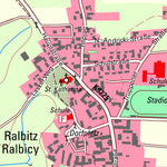 Staatsbetrieb Geobasisinformation und Vermessung Sachsen Ralbitz, Ralbitz-Rosenthal (1:10,000 scale) digital map